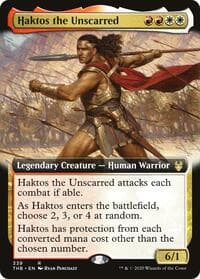 Haktos the Unscarred (Extended Art) from Theros Beyond Death