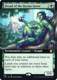 Dryad of the Ilysian Grove (Extended Art) from Theros Beyond Death