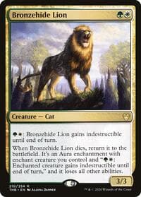Bronzehide Lion from Theros Beyond Death