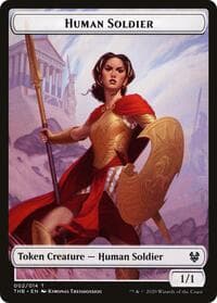 Human Soldier Token from Theros Beyond Death
