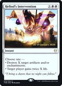 Heliod's Intervention from Prerelease Cards