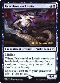 Gravebreaker Lamia from Prerelease Cards
