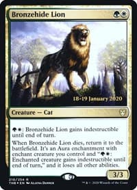 Bronzehide Lion from Prerelease Cards
