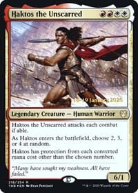 Haktos the Unscarred from Prerelease Cards