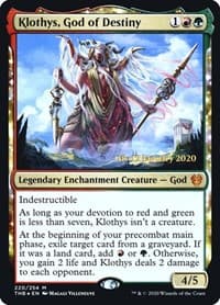 Klothys, God of Destiny from Prerelease Cards
