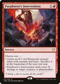 Purphoros's Intervention from Promo Pack: Theros Beyond Death