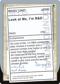Look at Me, I'm R&D from Unsanctioned