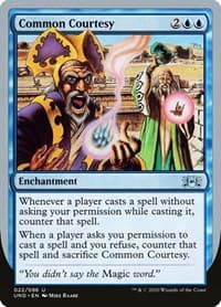 Common Courtesy from Unsanctioned