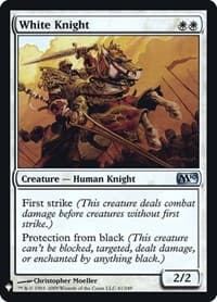 White Knight from The List Reprints