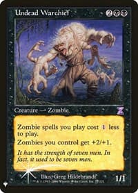 Undead Warchief from The List Reprints