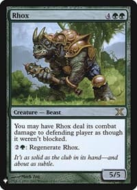 Rhox from The List Reprints