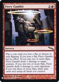Fiery Gambit from The List Reprints