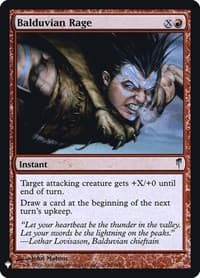 Balduvian Rage from The List Reprints