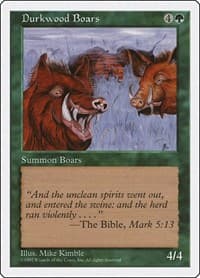 Durkwood Boars from Fifth Edition
