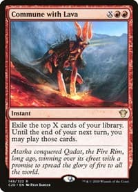 Commune with Lava from Commander 2020