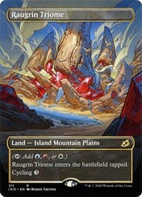 Raugrin Triome (Showcase) from Ikoria: Lair of Behemoths