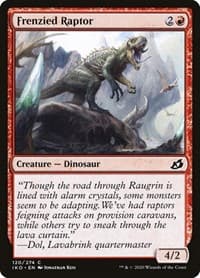 Frenzied Raptor from Ikoria: Lair of Behemoths
