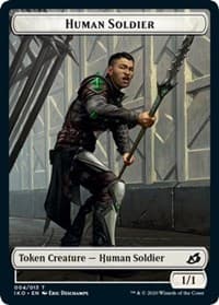 Human Soldier Token (004) from Ikoria: Lair of Behemoths