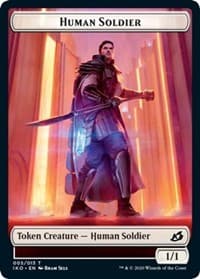 Human Soldier Token (005) from Ikoria: Lair of Behemoths
