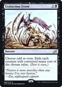 Extinction Event from Prerelease Cards