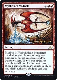 Mythos of Vadrok from Prerelease Cards