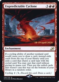 Unpredictable Cyclone from Prerelease Cards