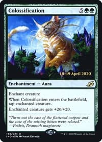 Colossification from Prerelease Cards