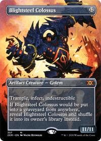 Blightsteel Colossus (Borderless) from Double Masters