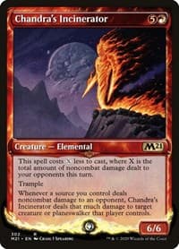 Chandra's Incinerator (Showcase) from Core Set 2021