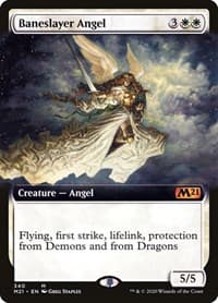 Baneslayer Angel (Extended Art) from Core Set 2021