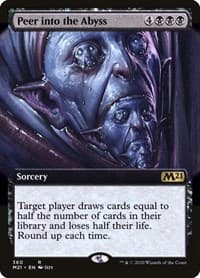 Peer Into the Abyss (Extended Art) from Core Set 2021