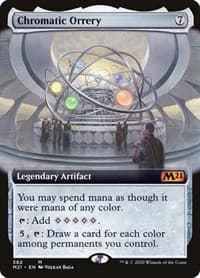 Chromatic Orrery (Extended Art) from Core Set 2021
