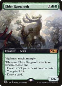 Elder Gargaroth (Extended Art) from Core Set 2021