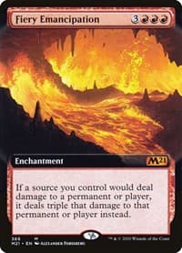 Fiery Emancipation (Extended Art) from Core Set 2021