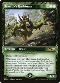 Garruk's Harbinger (Showcase) from Core Set 2021