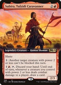 Subira, Tulzidi Caravanner (Extended Art) from Core Set 2021