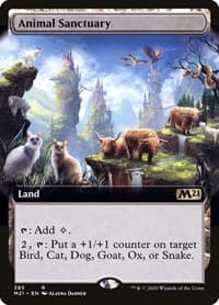 Animal Sanctuary (Extended Art) from Core Set 2021