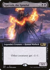 Kaervek, the Spiteful (Extended Art) from Core Set 2021