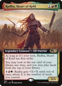 Radha, Heart of Keld (Extended Art) from Core Set 2021