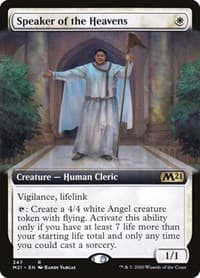 Speaker of the Heavens (Extended Art) from Core Set 2021
