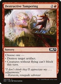 Destructive Tampering from Core Set 2021