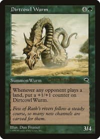 Dirtcowl Wurm from Prerelease Cards