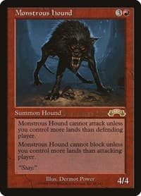 Monstrous Hound from Prerelease Cards