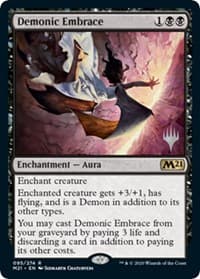 Demonic Embrace from Promo Pack: Core Set 2021