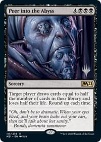 Peer into the Abyss from Promo Pack: Core Set 2021