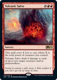 Volcanic Salvo from Promo Pack: Core Set 2021