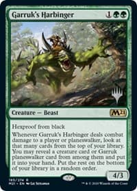 Garruk's Harbinger from Promo Pack: Core Set 2021