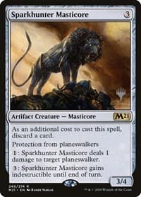 Sparkhunter Masticore from Promo Pack: Core Set 2021