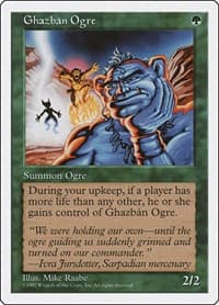 Ghazban Ogre from Fifth Edition