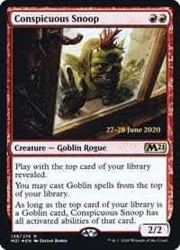 Conspicuous Snoop from Prerelease Cards